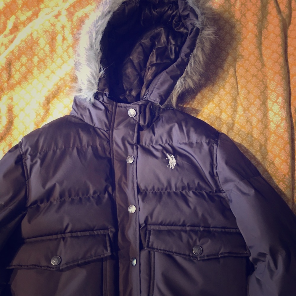U.S. Polo Assn. Womens Puffer Jacket Coat; Sz. S